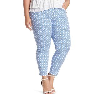 Tommy Bahama Denim NWT Violet Peta Cataline Caning Ankle Jeans, Size 33R